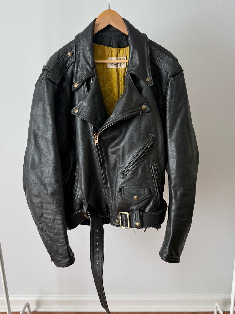 Vintage Bates Leather Motorcycle Jacket